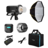 Flashpoint XPLOR 600PRO TTL R2 Monolight Kit With Glow ParaSnap 36 Softbox removebg preview