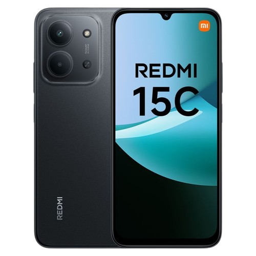 Xiaomi Redmi 15C 4G Dual Sim 4GB RAM 128GB Midnight Black Tech 2 Tech removebg preview