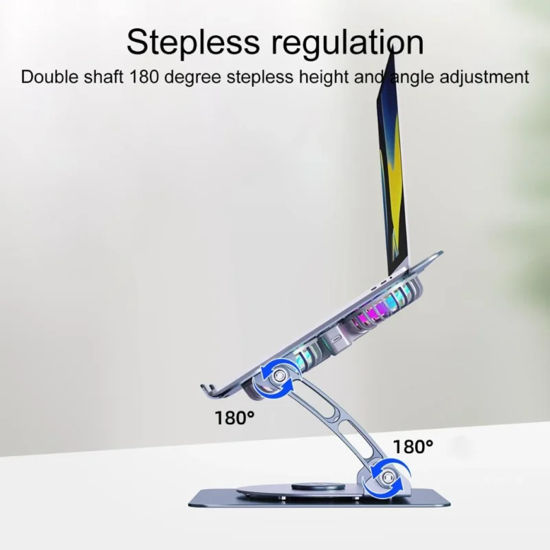 Laptop Stand V4.1 with dual cooling Fan 6