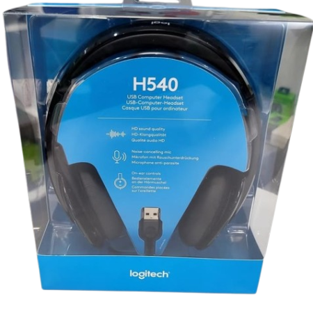 Logitech H540 USB Computer Headset Rich Sound with On-Ear Controls Harare Logitech H540 USB Computer Headset Rich Sound with On-Ear Controls Harare - Scinex Technologies Harare Zimbabwe