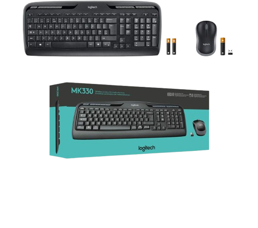 Logitech MK330 Wireless Keyboard & Mouse Combo – Full Size with Hotkeys Harare Zimbabwe - Scinex Technologies Harare Zimbabwe